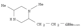 Molecular Structure of 1206679-48-2 (Piperazine, 2-(2-methoxyethyl)-1,5-dimethyl-)